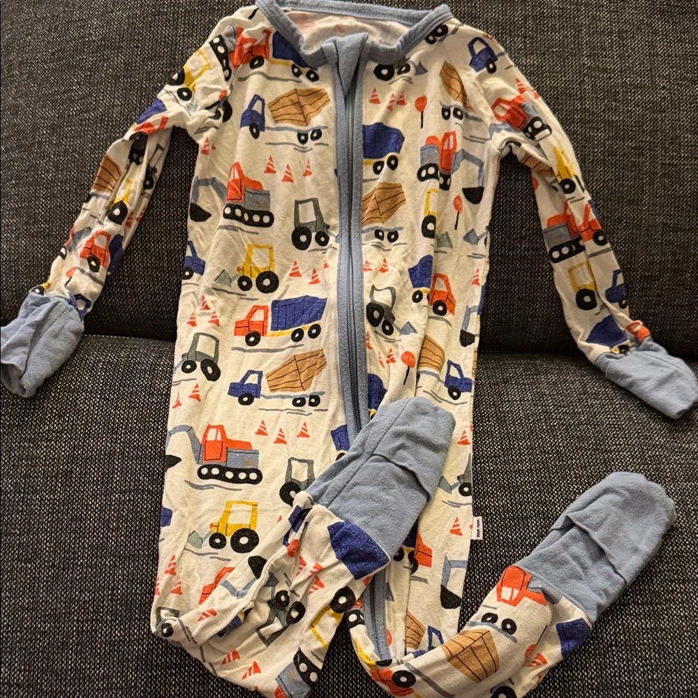 Little Sleepies Pastel Construction Onesie - Picture 1 of 2